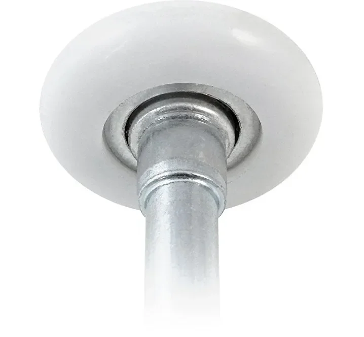 4pcs Heavy Duty Nylon Garage Door Roller Wheel Ball Sealed Bearing 120mm 2 inch Nylon & Steel Wheels, 10 Ball-Bearings
