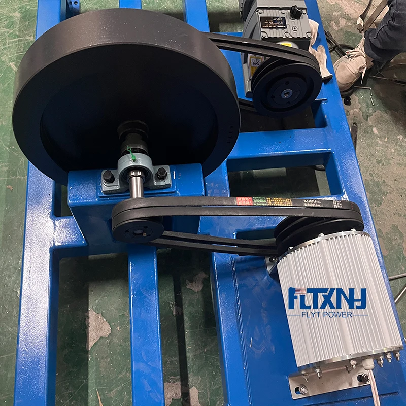 

Low RPM 380V Three Phase Electric Motor Permanent Magnet Generator Alternator With Reducer Complete Set