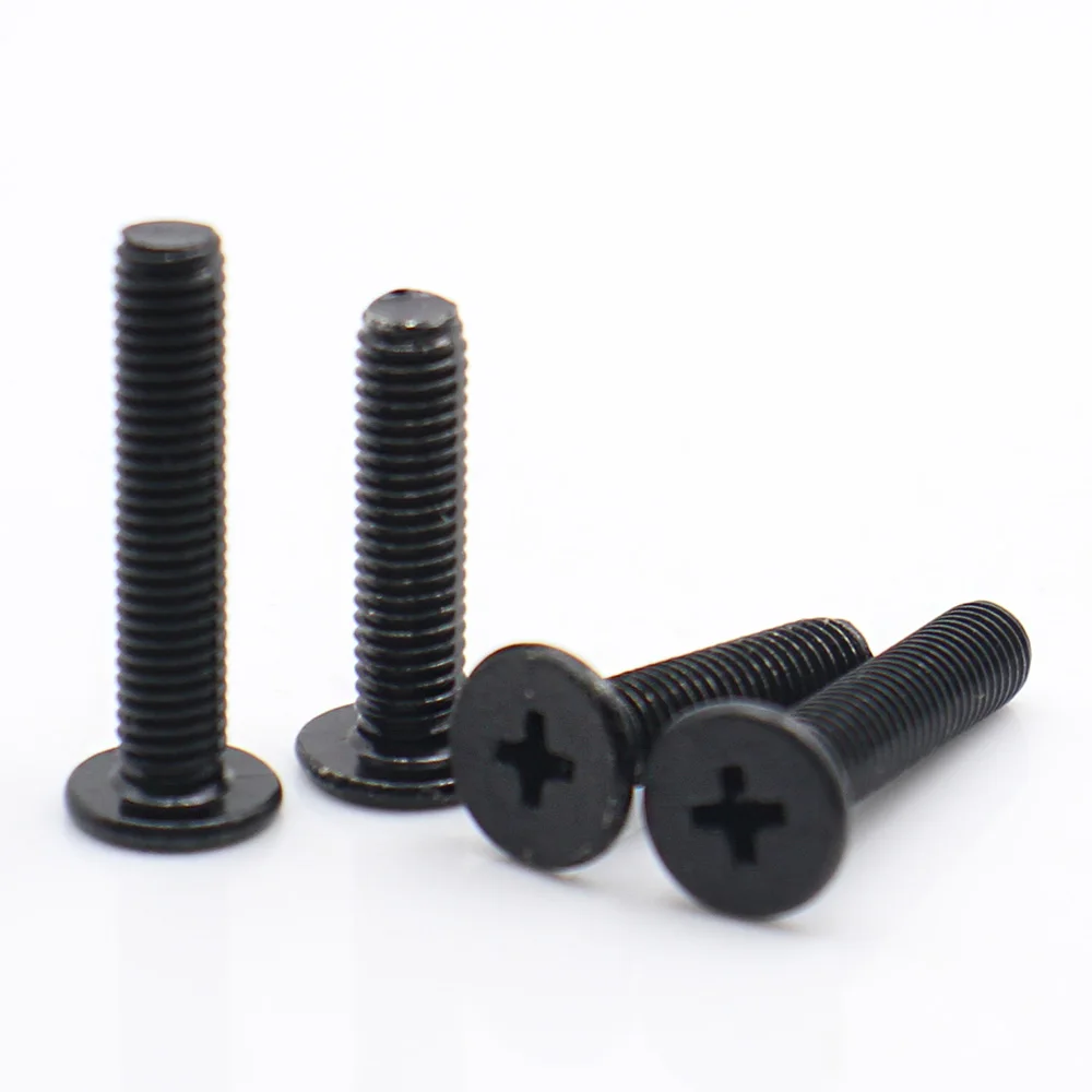 10-40pcs M1.6 M2 M3 M4 M5 M6 304 Stainless Steel Phillips Ultra Low Profile Flat Head Machine Screw CM Thin Head Computer Screws