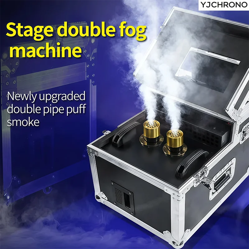 

600 Вт машина для двойного тумана для сценического реквизита дыма, распылитель тумана со специальными эффектами для DJ, дискотеки, свадьбы, ночного бара, выступлений на открытом воздухе