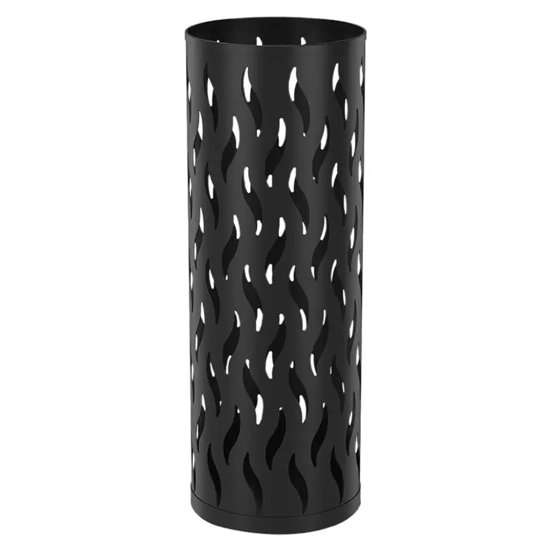 

ELEG-Umbrella Stand Rack For Long Short Umbrellas, Hollow Creative Metal Round Organizer Bin Umbrella Holder, Walk Stick