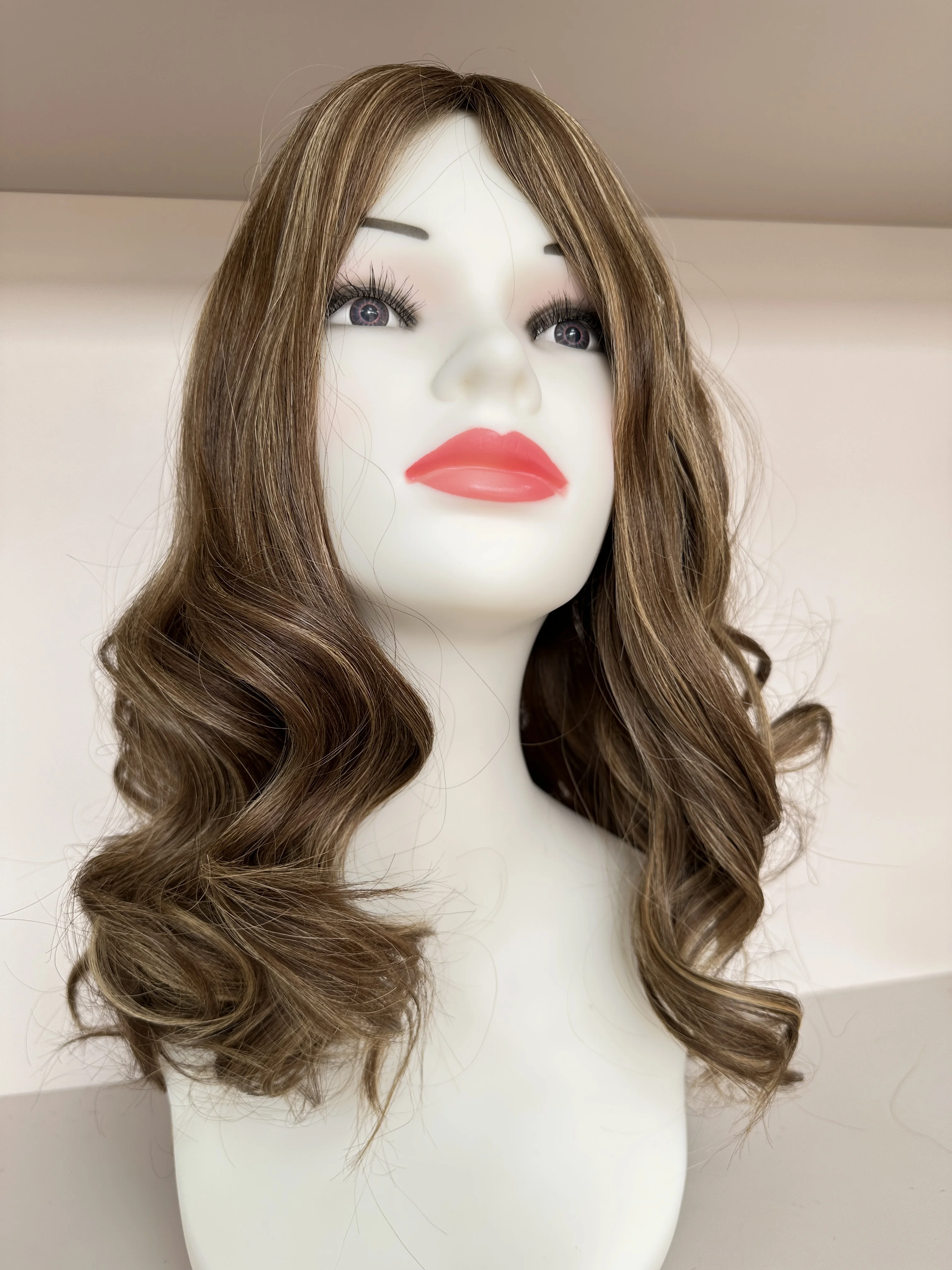 Kosher Wigs European hair Straight Natural Color TsingTaowigs Human Hair Jewish Wig Lace Top For Women Free Shipping