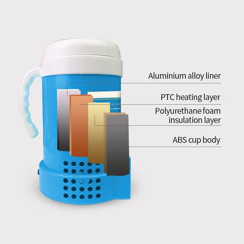 소 냉동 정액 해동 돼지 정액 수집 일정한 온도 컵, 매우 긴 대기 차량 탑재 수의과, 1000ml