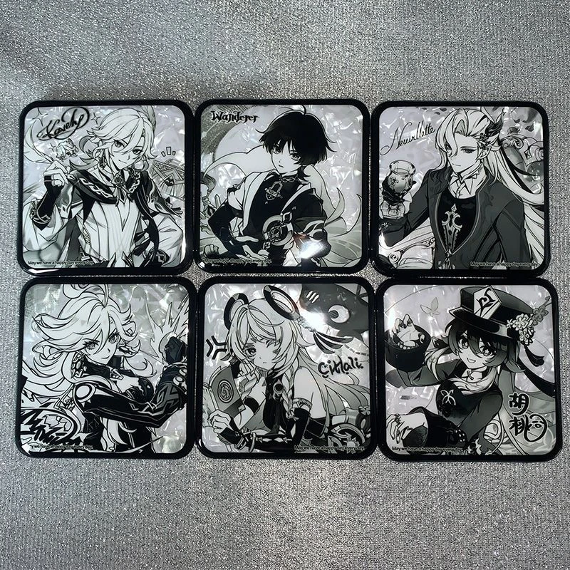 Insignias, broches y accesorios para bolsos de cosplay de los personajes Citlali, Neuvillette, Kaveh, Mavuika, Hu Tao, Wanderer y Balladeer del juego.