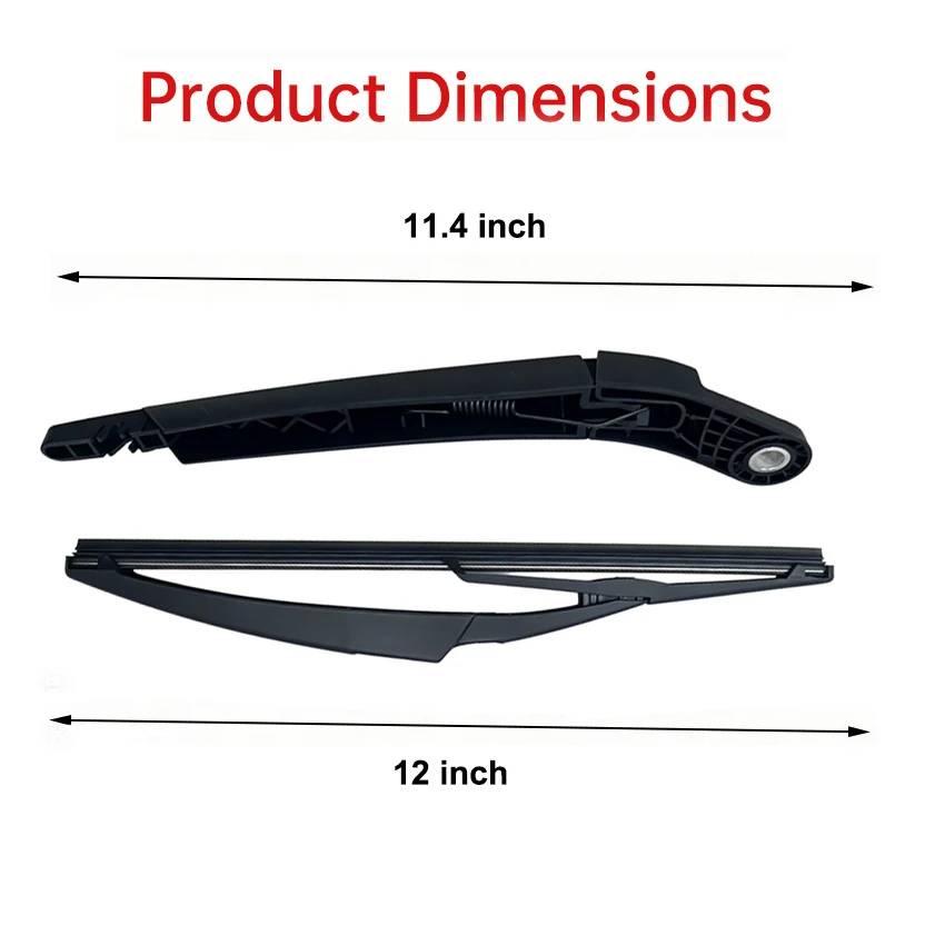 Car Rear Window Windshield Wiper Arm and Blade Complete Replacement Set for Citroen C5 2001-2008 for Peugeot 407 2004-2015