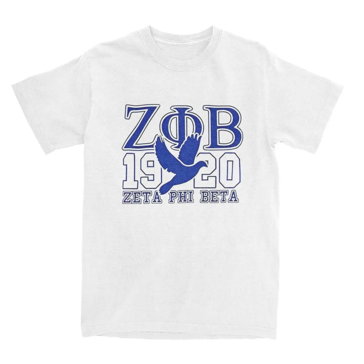 Men Women T-Shirts Zeta Phi Beta Vintage Pure Cotton Tees Short Sleeve ZPB Sorority Logo T Shirt Round Collar Clothing Printed