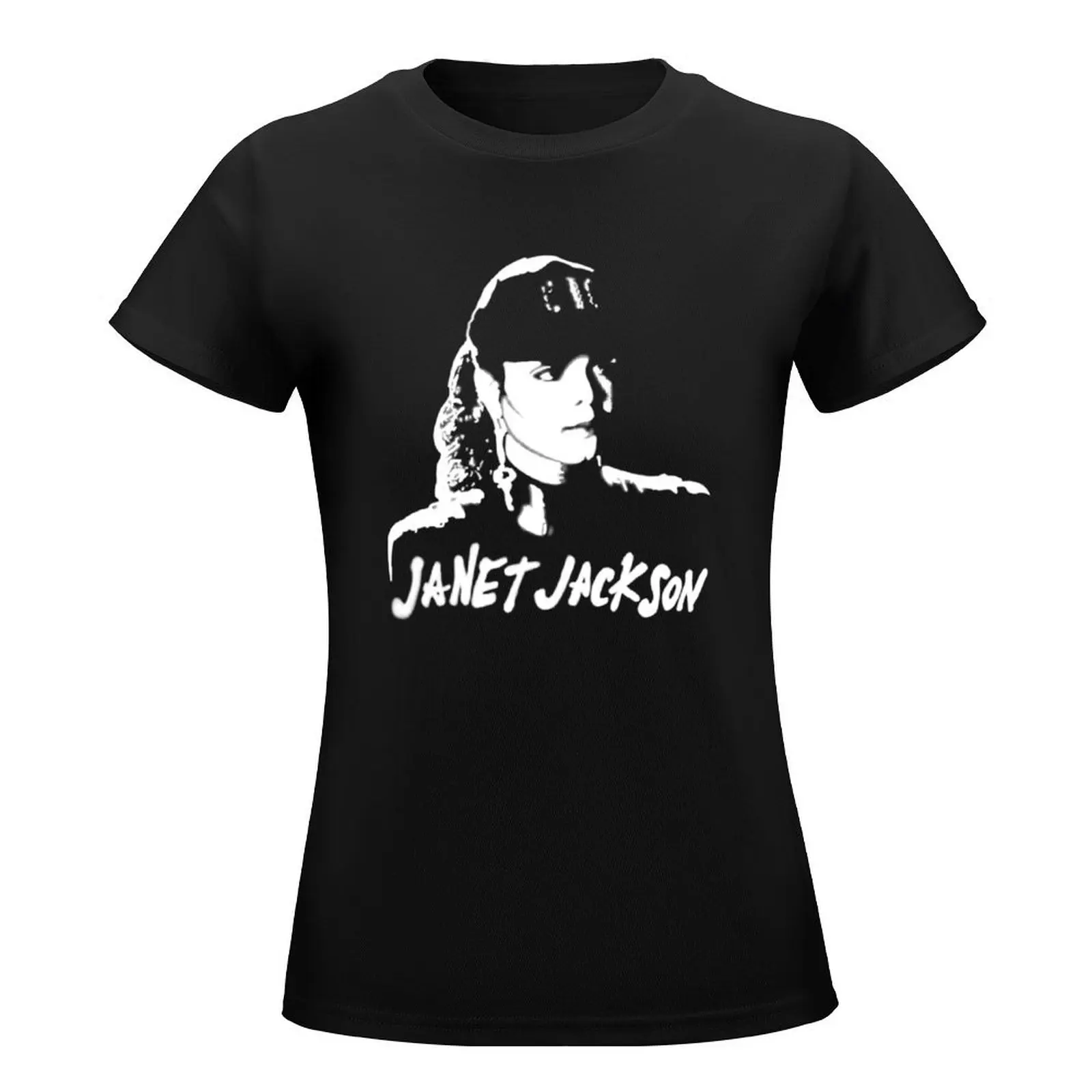 Janet. jacksonz / 80s vintage T-Shirt kawaii clothes funny vintage clothes summer blouses woman 2024