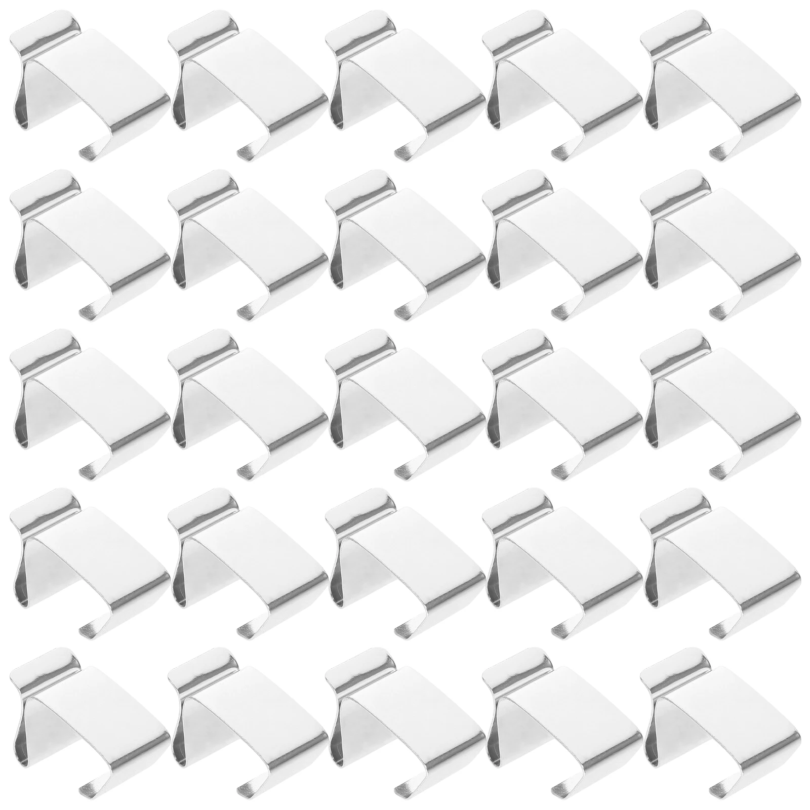 

50Pcs LED Light String Clips Metal Outdoor Hooks for Christmas Lights Strong Hold Weatherproof Reusable Home Holiday Decoration
