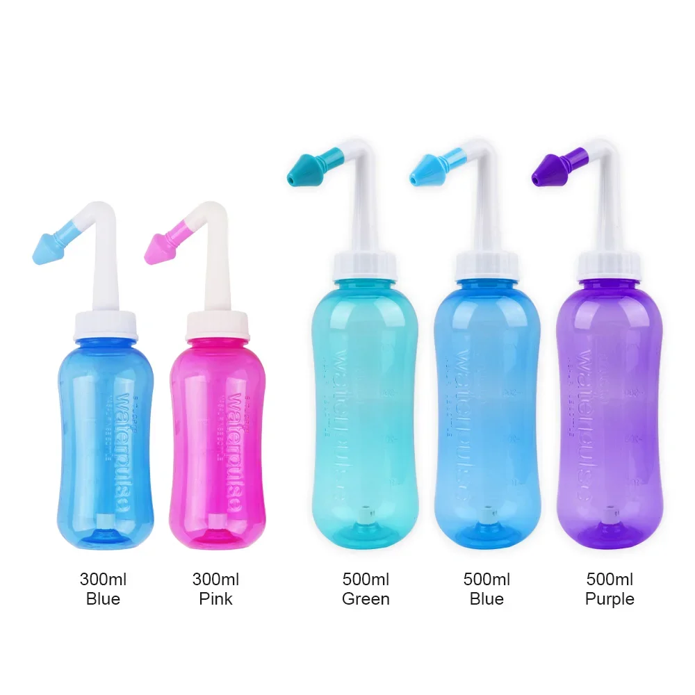 300ml or 500ml Nose Cleaner Nasal Irrigator Nasal Wash Neti Pot Avoid Allergic Rhinitis Sinusitis Cure For Adult Child Therapy