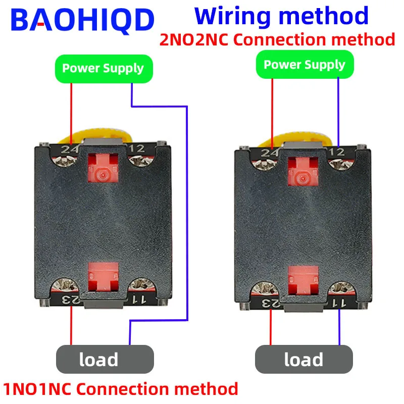 22mm LA38 220V 10A with Light Flat Head Button Switch Momentary Momentary Reset Self Locking Power Push Button Switc 1NO+1NC