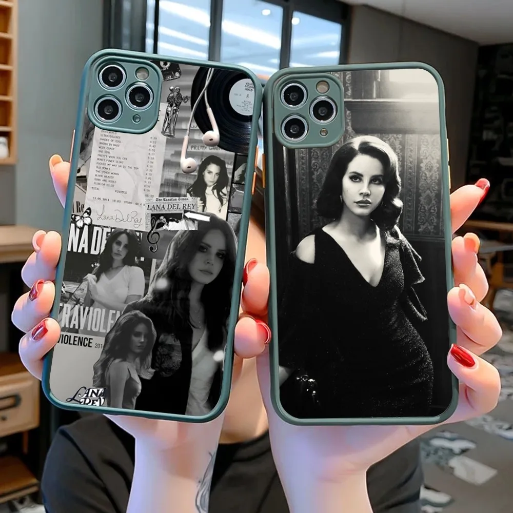 L-Lana D-Del-Rey Phone Case for iPhone 14 11 12 13 Mini Pro Max 8 7 Plus X XR XS MAX Translucent Matte Cover