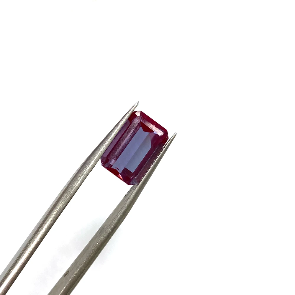 

Lab Grown Alexandrite Loose Gemstone OCT Cut 8*10mm for Silver or Gold Mounting Diy Fine Jewelry Wonem Gift