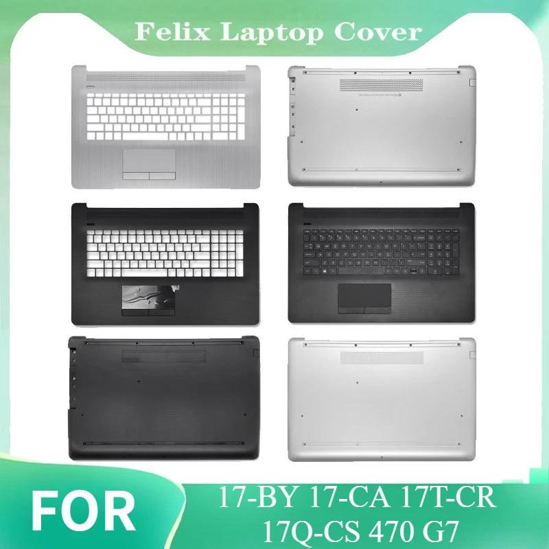 

NEW For 17-BY 17-CA 17T-CR 17Q-CS 470 G7 LCD Back Cover Laptop Top Palmrest Bottom Case Silver Black L22508-001 L22515-001