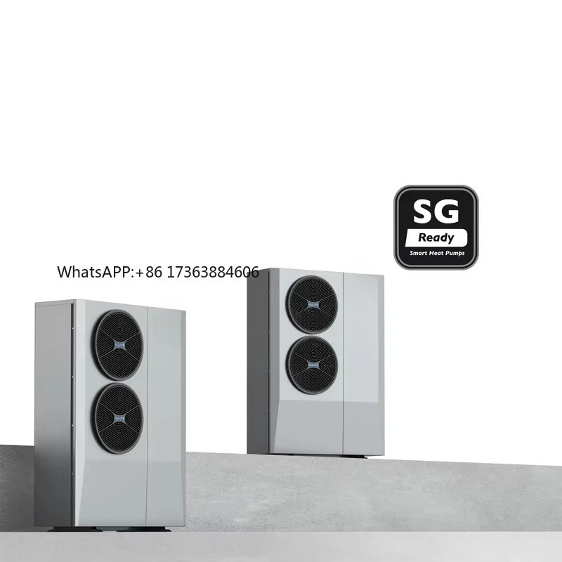 

Тепловой насос воздух-вода R290 8 кВт 12 кВт, инверторный, с технологией SG Ready, для центрального отопления, охлаждения и ГВС