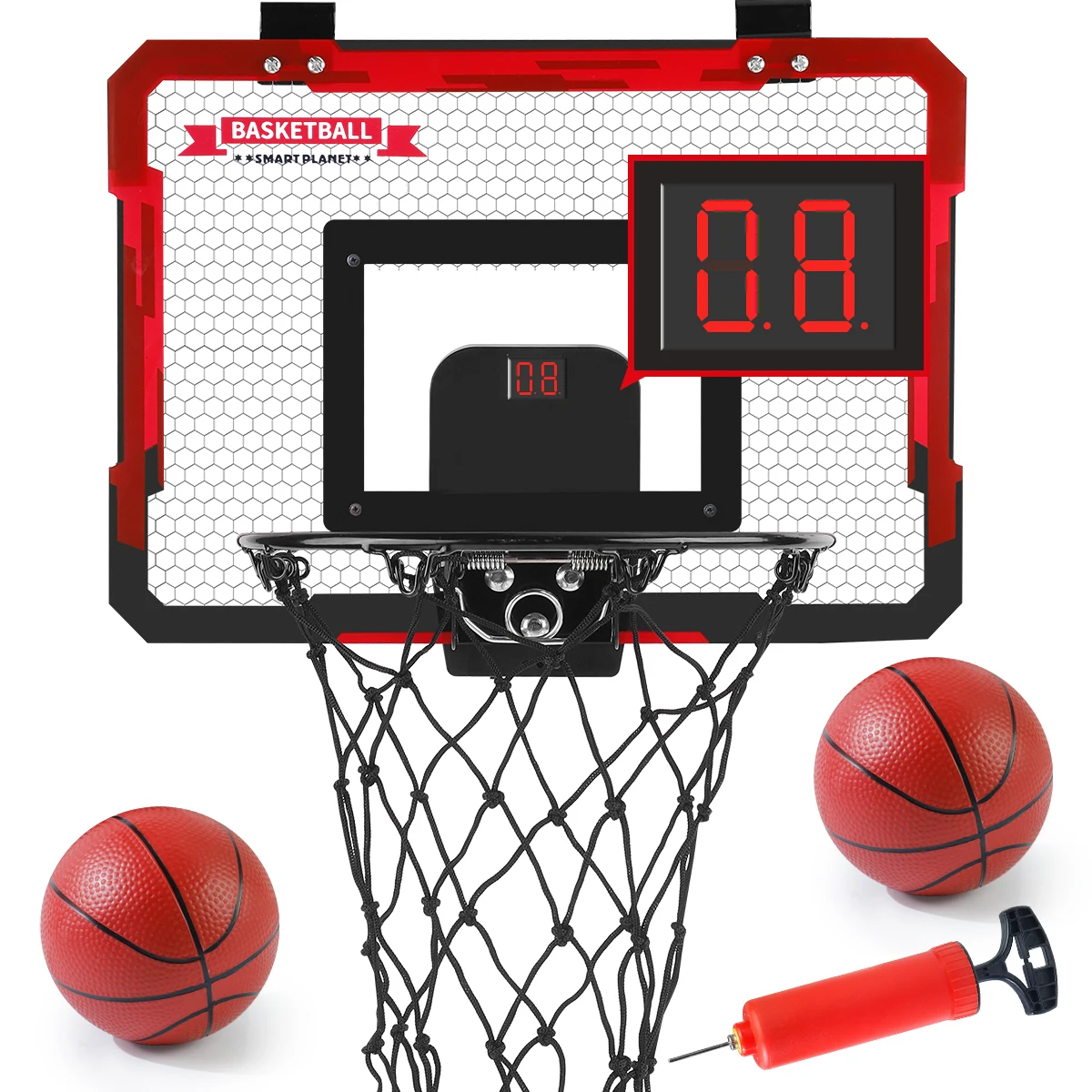 Indoor-Basketballkorb für Kinder, Dunkbarer Mini-Basketballkorb für die Tür, Geschenkspielzeug für Jugendliche, Halloween-/Weihnachts-/Erntedankfest-Geschenke – Detail 8
