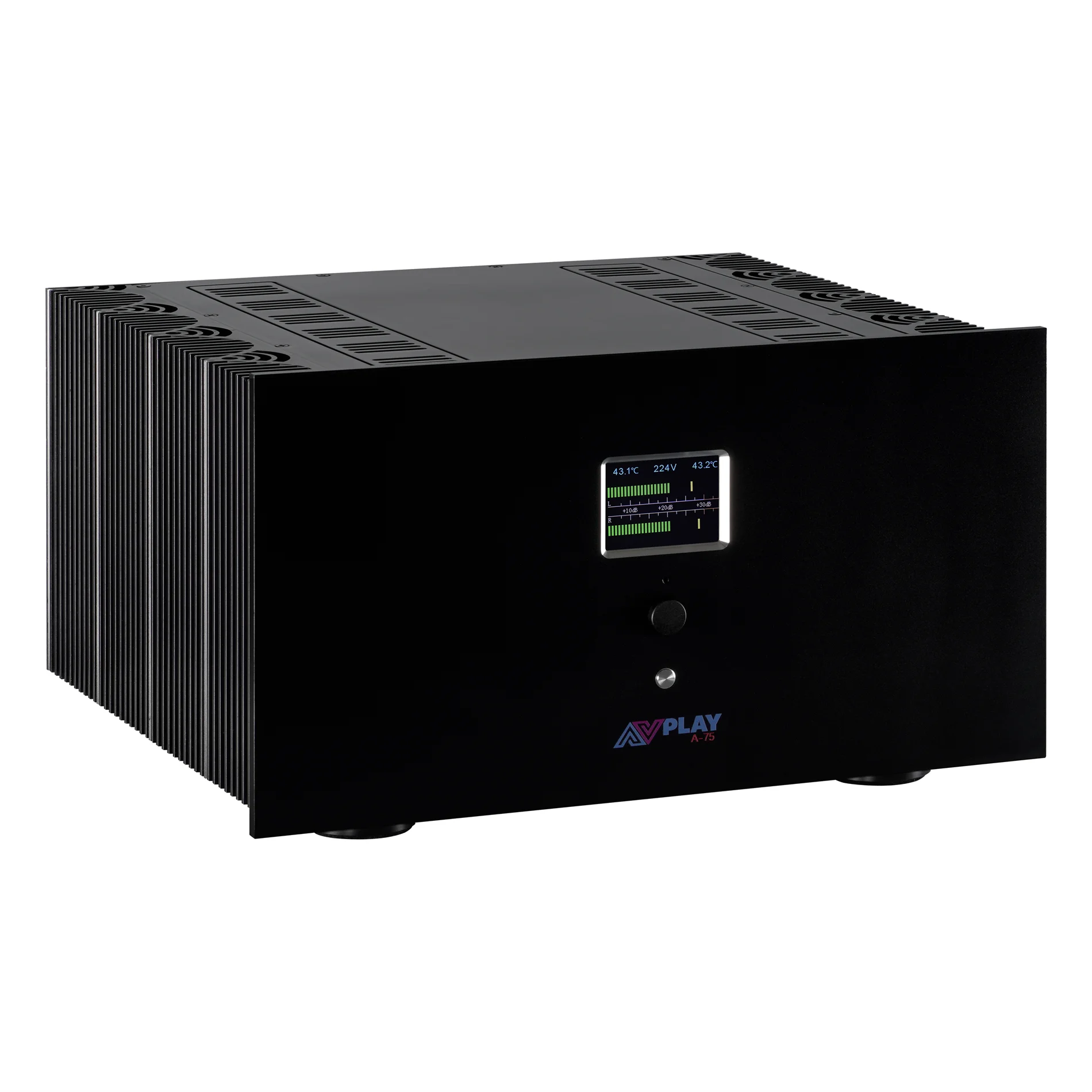 AVplay A-75 HIFI الفئة أ (80 ~ 300 واط) * 2 مكبر كهربائي الجهد الرقمي درجة الحرارة شاشة الكريستال السائل جسر 800 واط * 1 A + B الإخراج