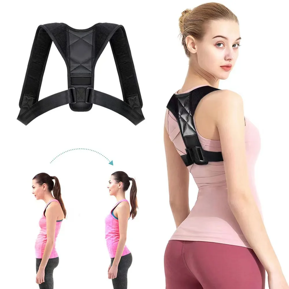 Adjustable Back Posture Corrector for Men Women Upper Back Brace Shoulder Lumbar Support Belt Corset Posture Correction Belt