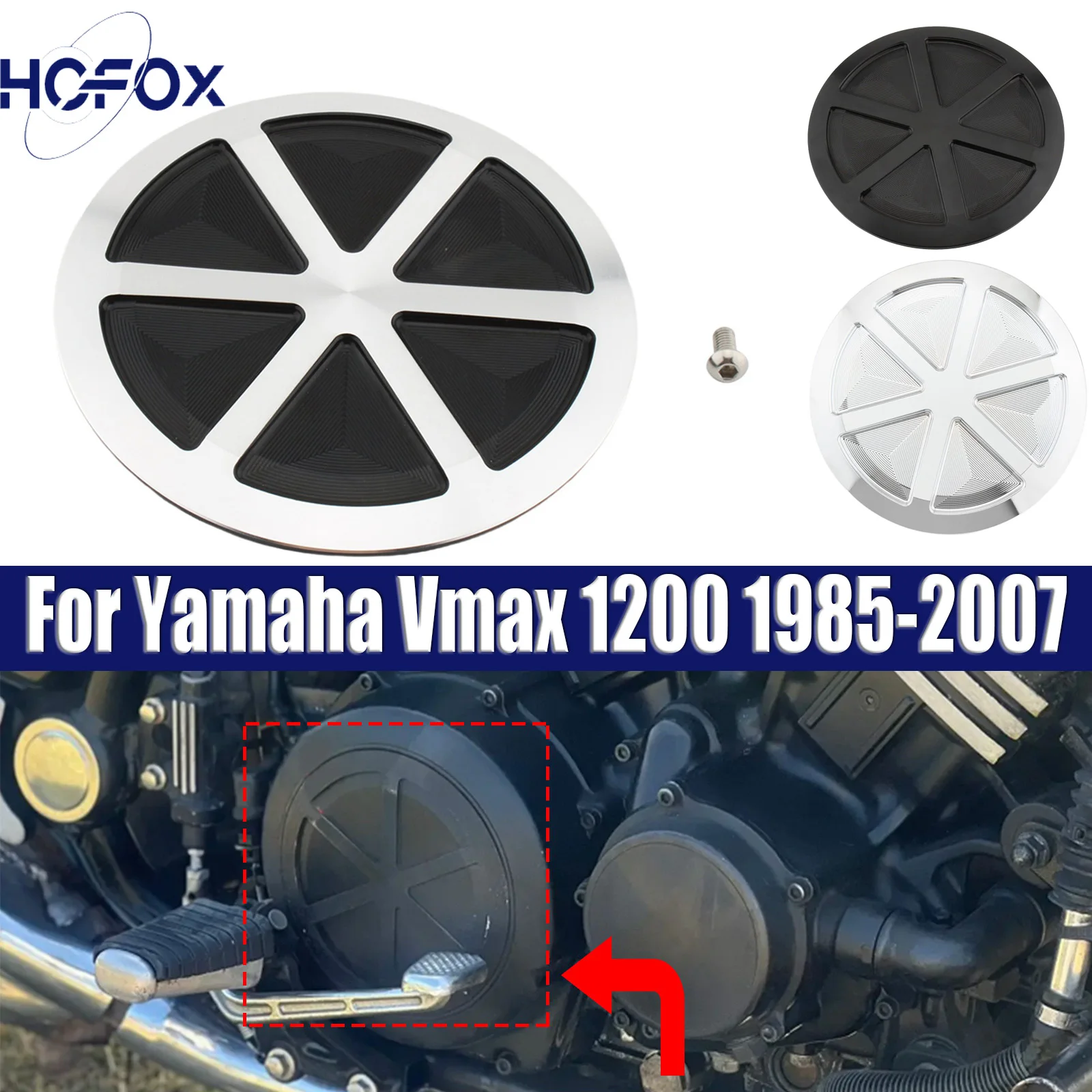 

For Yamaha Vmax 1200 1985-2007 Motorcycle Engine Clutch Cover Side Guard