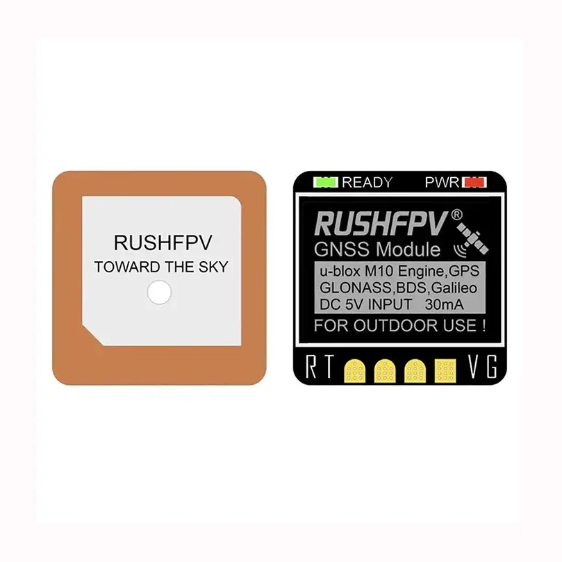 

GPS-модуль RUSHFPV GNSS NMEA, встроенная антенна, Компас для радиоуправляемого дрона, квадрокоптера с широким радиусом действия, GNSS MINI MICRO PRO