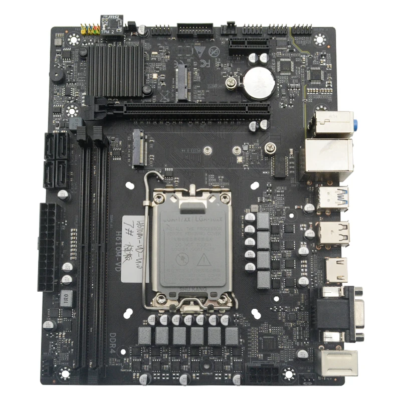 Top Quality Core 12 13th I9 I7 I5 I3 Pentium LGA1700 with VGA DP 1000M LAN Dual DDR4 M.2 M-ATX Computer Motherboard