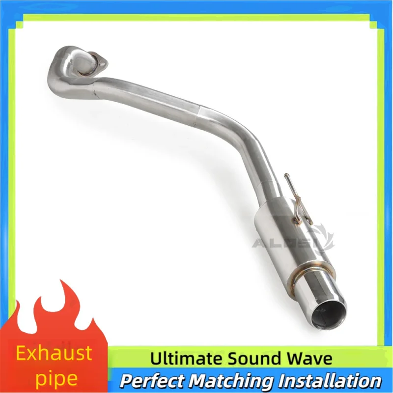 High-performance Exhaust System for Toyota Prado 2.7L 2009-2020 Stainless Steel Racing Car Modified Catback Exhaust Pipe