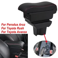 Car Armrests For Toyota Avanza For Toyota Rush For Perodua Aruz Interior Center Console Storage Box Arm rest Car Accessories