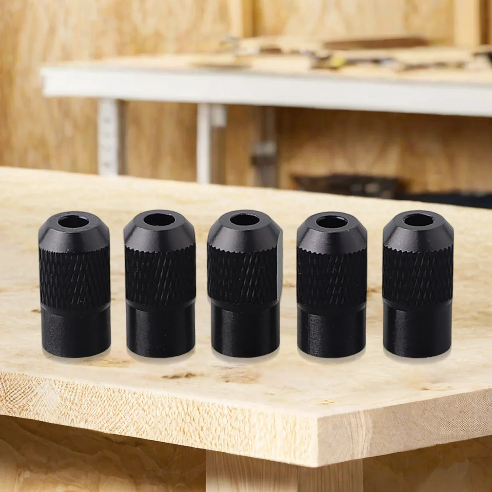 

5pcs Mini Drill Chuck Nut Keyless Screwdriver Impact Driver Converter Electric Drill Bits Adapter M8*0.75 Power Tool Accessories