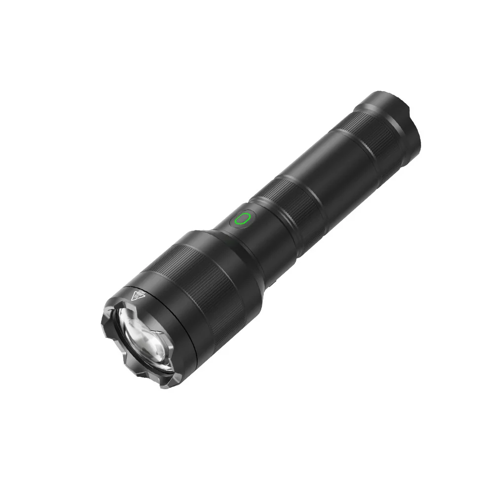 

Type C Rechargeable Torch - Waterproof Flashlight With 5000mAh Battery And Rope Attachment For Emergency Use Power Bank