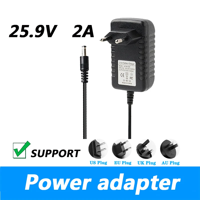 DC 25.9V 2000mA Fascia Gun Muscle Relaxation Massage Gun Power Adapter DC 5.5*2.1MM