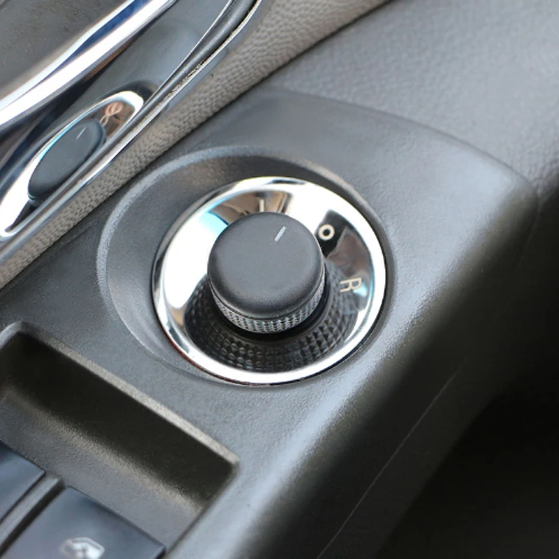 Car Rear View Rearview Side Mirror Adjustment Knob Sticker Ring for Chevrolet Trax Cruze Malibu Aveo 2009 - 2016 Accessories