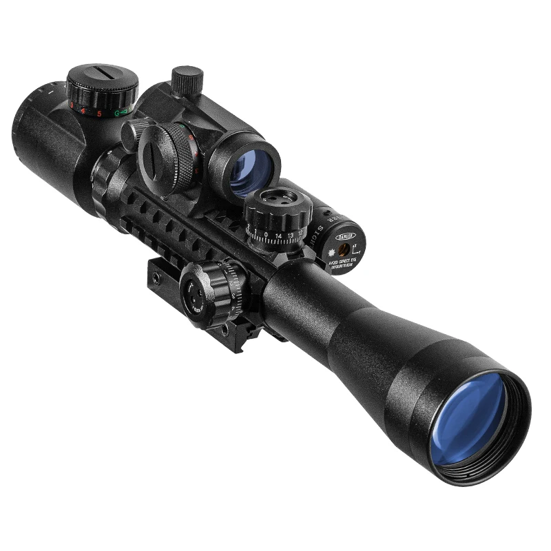 Hunting Airsoft Optics 3-9X40 Illuminated Red Laser Riflescope With Holographic Dot Sight Combo Gun Weapon Chasse Caza Scope