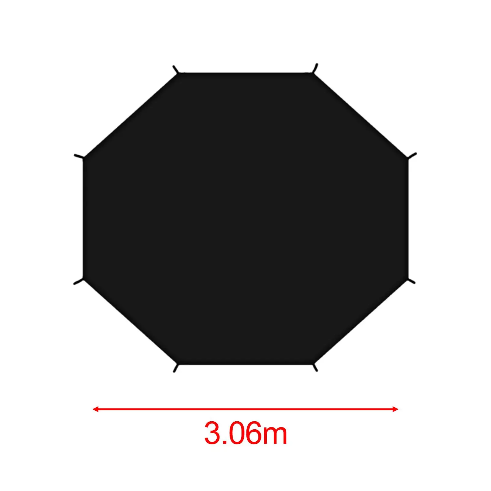 Trampoline Top Cover Sunshade Oxford Fabric Dustproof Protective Tent for Home Recreation Park Use