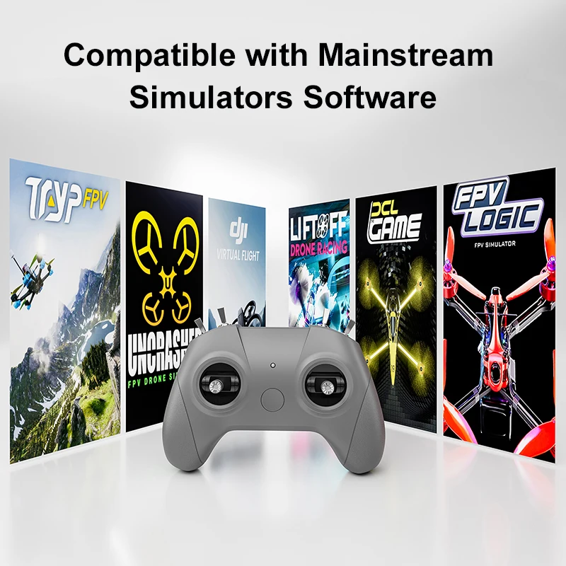 

RC Flight Simulator Пульт дистанционного управления Ручка для начинающих Учебная система для DJI Drone/Phoenix/AeroFly Simulator Программный аксессуар