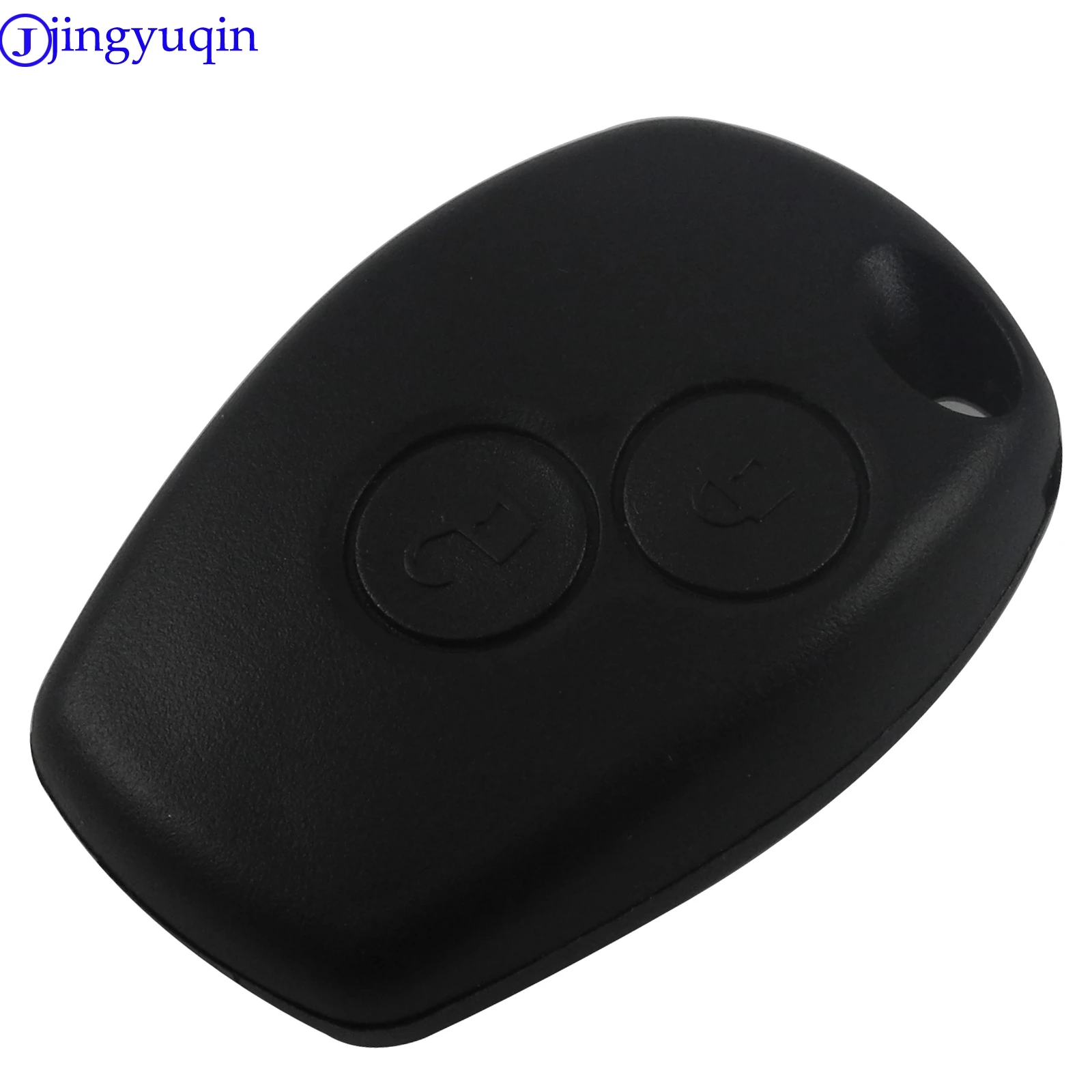 jingyuqin 2Button Uncut Blank Blade Replacement Car Key Cover Case Fob for Renault Dacia Modus Clio 3 Twingo Kangoo Key Shell