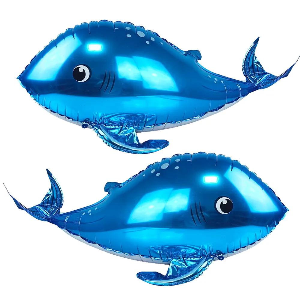 

4/8 шт., надувной шар в виде синего Кита