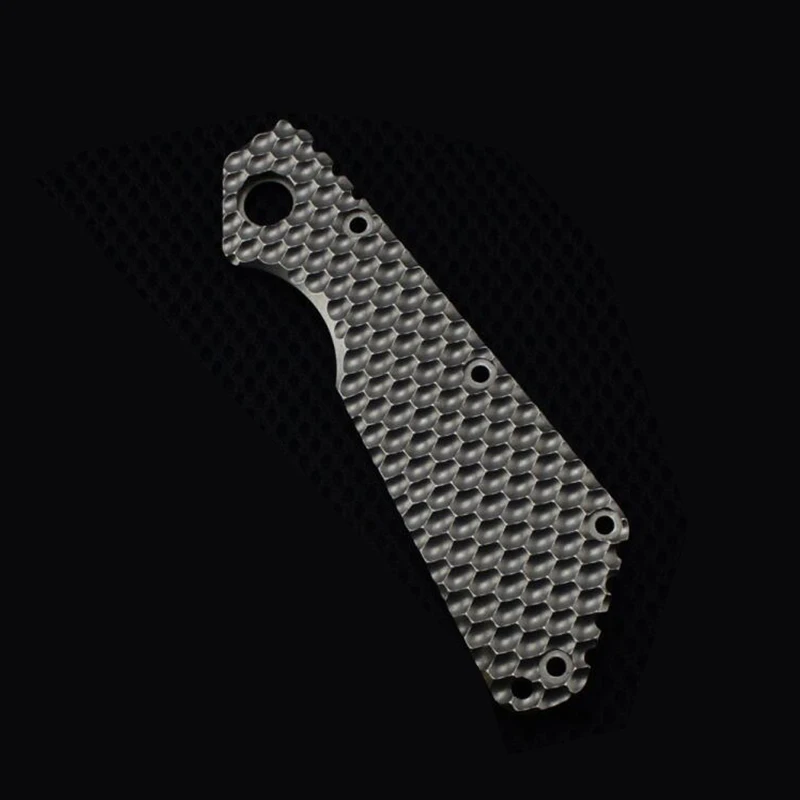 

1PC. TC4 Honeycomb Crater Pattern Handle Scales for STRIDER SMF