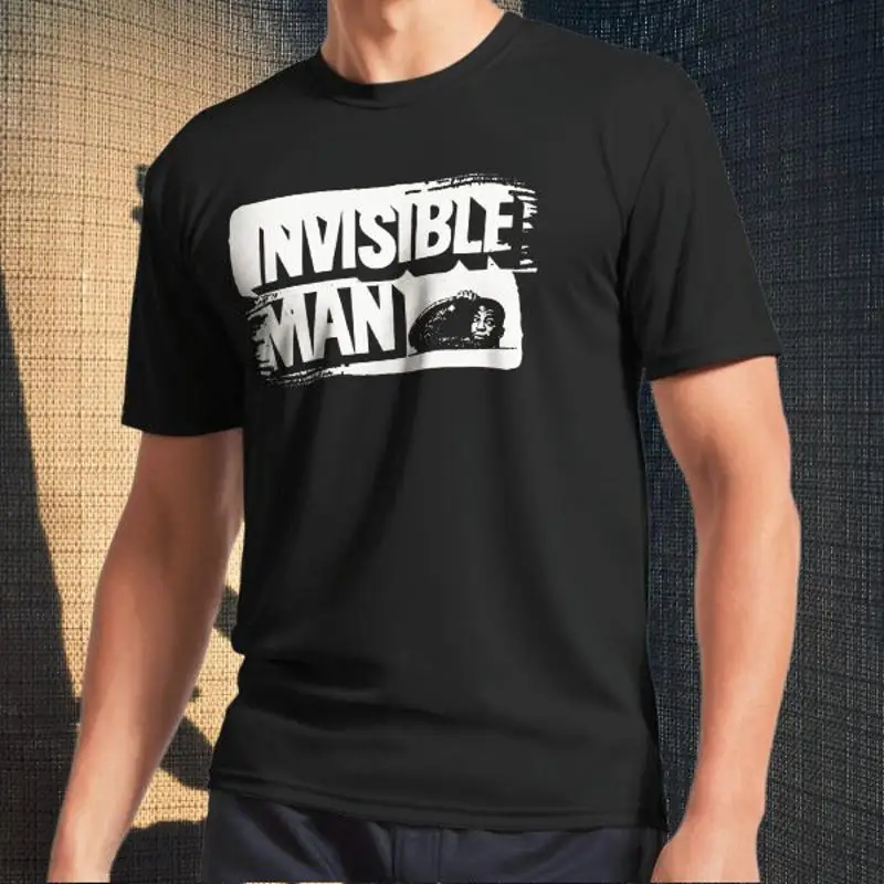 

Мужская футболка Invisible Man Ralph Ellison с активным логотипом, забавная, размеры от S до 5XL