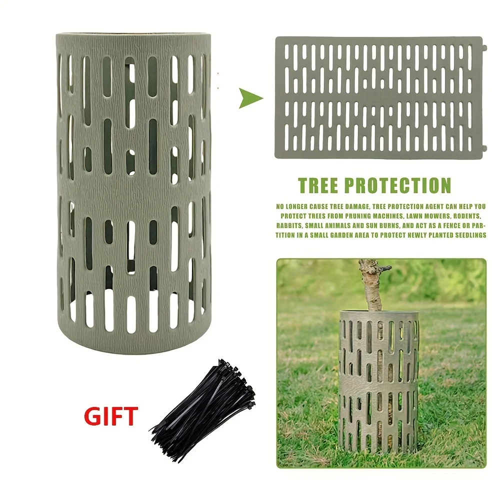 

2/4pcs plant and tree protection covers, plastic, can prevent bark damage plant protection tools garden accessories