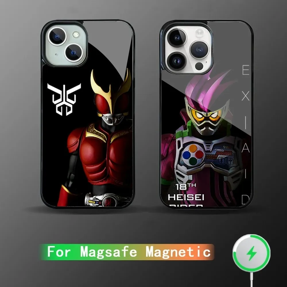 K-Kamen Rider Phone Case For IPhone 15 14 13 Pro Max 11 12 Mini Alex Mirror For Magsafe Wireless Charging Cover