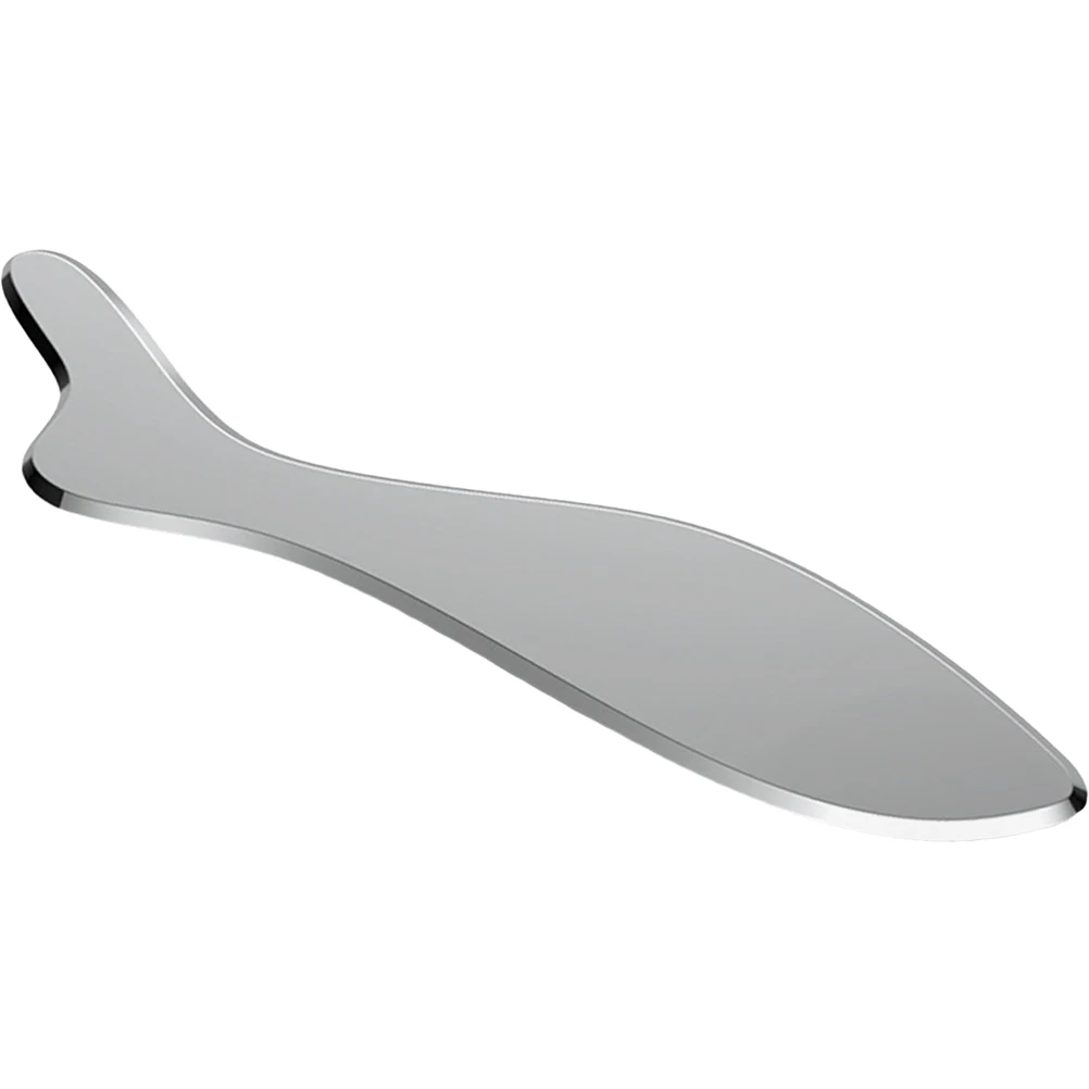 

Stainless Steel Guasha Board Reusable Face Scraper Compact Massage Tool Multi Function Lymphatic Massager Safe Smooth Edges