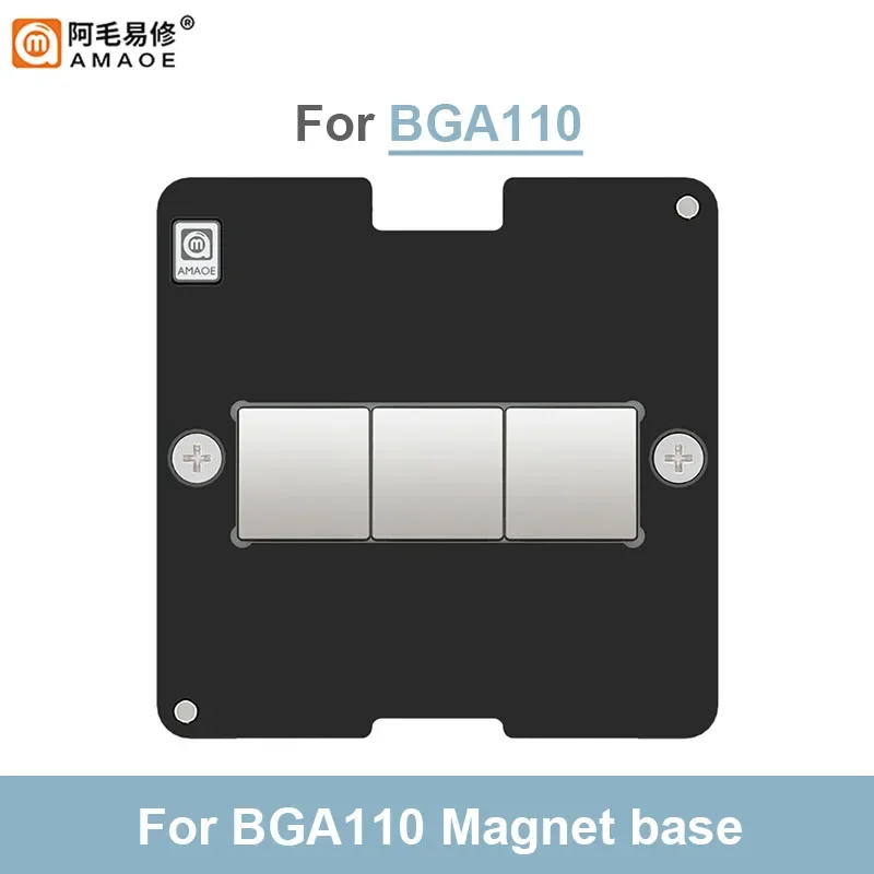 Amaoe pflanz zinn plattform set für bga110 Mbga-MY6 mit magnetischer basis positions platte bga reballing stahlgitter schablone