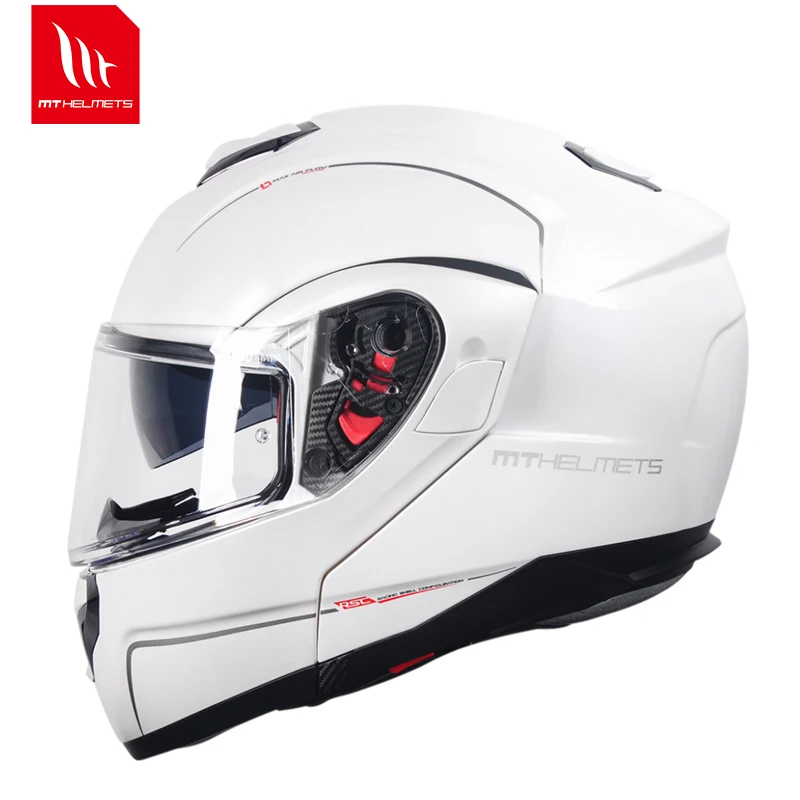 جديد MT الأصلي الوجه حتى خوذات الدرجات البخارية ATOM SV الصلبة للرجال والنساء سباق الدراجات النارية كامل الوجه ECE ABS خوذة #5