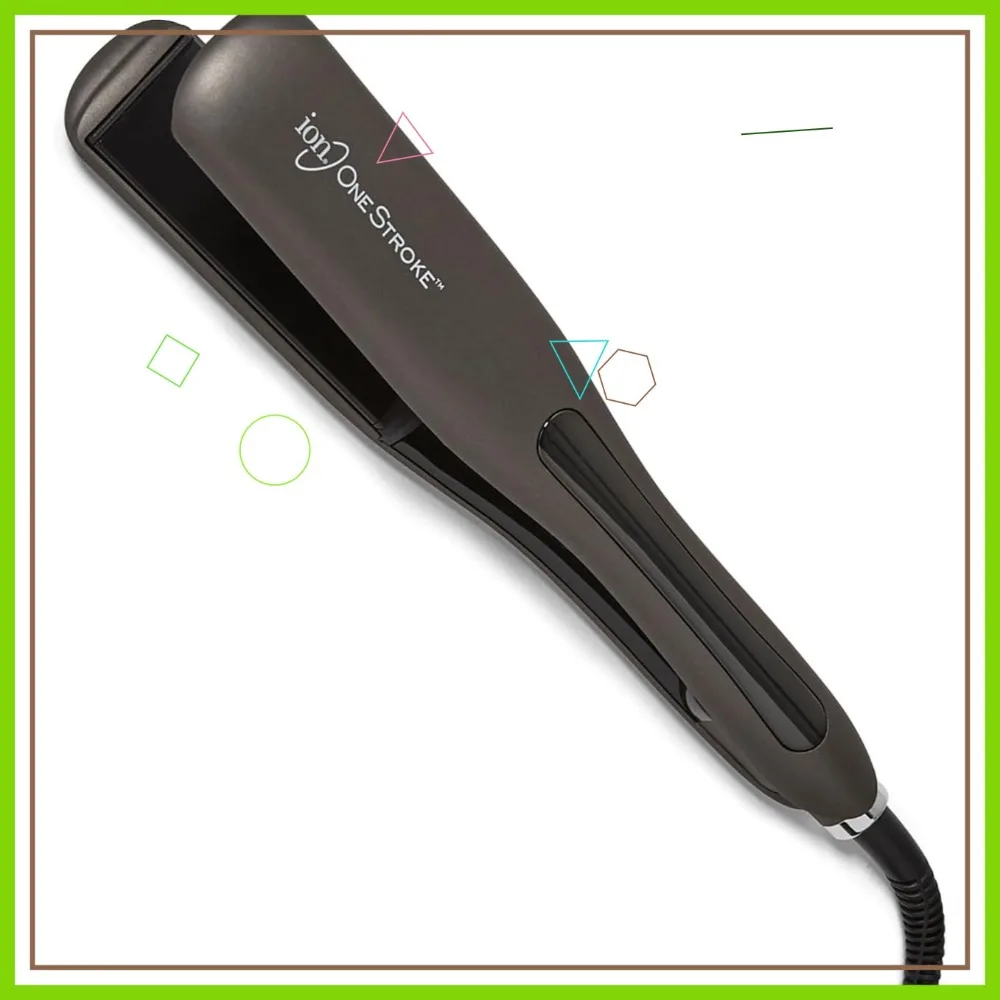 Professional One Stroke Flat Iron 1.5 Inch Fast Heating Straightener