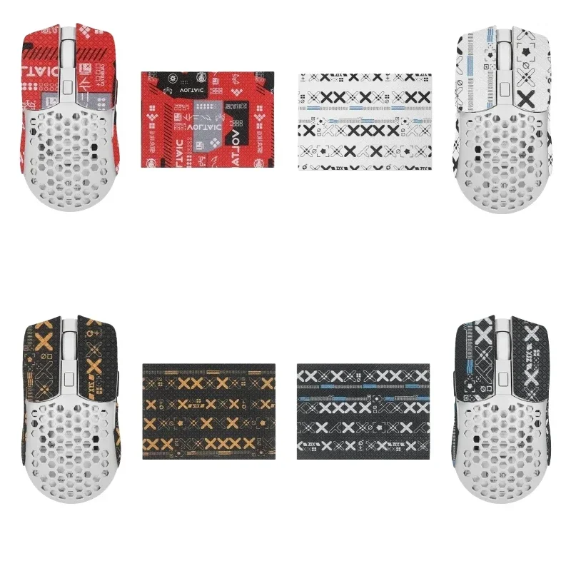 For Gamers – 15×11 cm Anti‑Slip，High‑Performance Mouse Grip Tape  Wear‑Resistant Sticker Sweat‑Proof，Includes Masking Tape