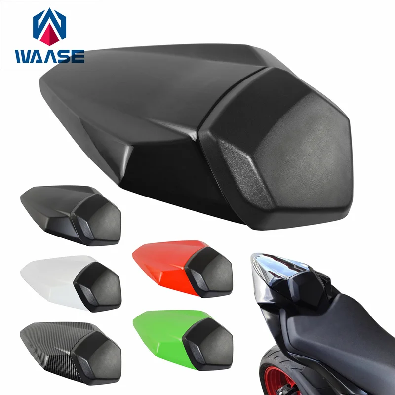 WAASE Rear Passenger Pillion Solo Seat Cover Cowl ABS For Kawasaki Ninja ZX-6R ZX-636 ZX6R ZX636 2019 2020 2021 2022 2023