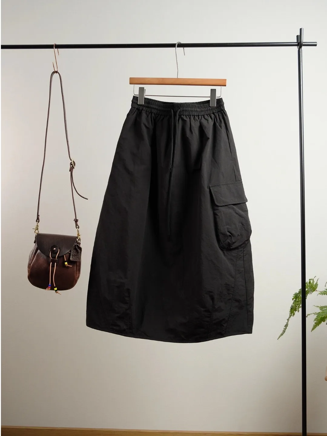 Thiened コットン f スカート レディース 冬 アーティスティック スレ Dstring エラスティック ウエスト フラワー バッド スカート 暖かさ カジュアル スカート