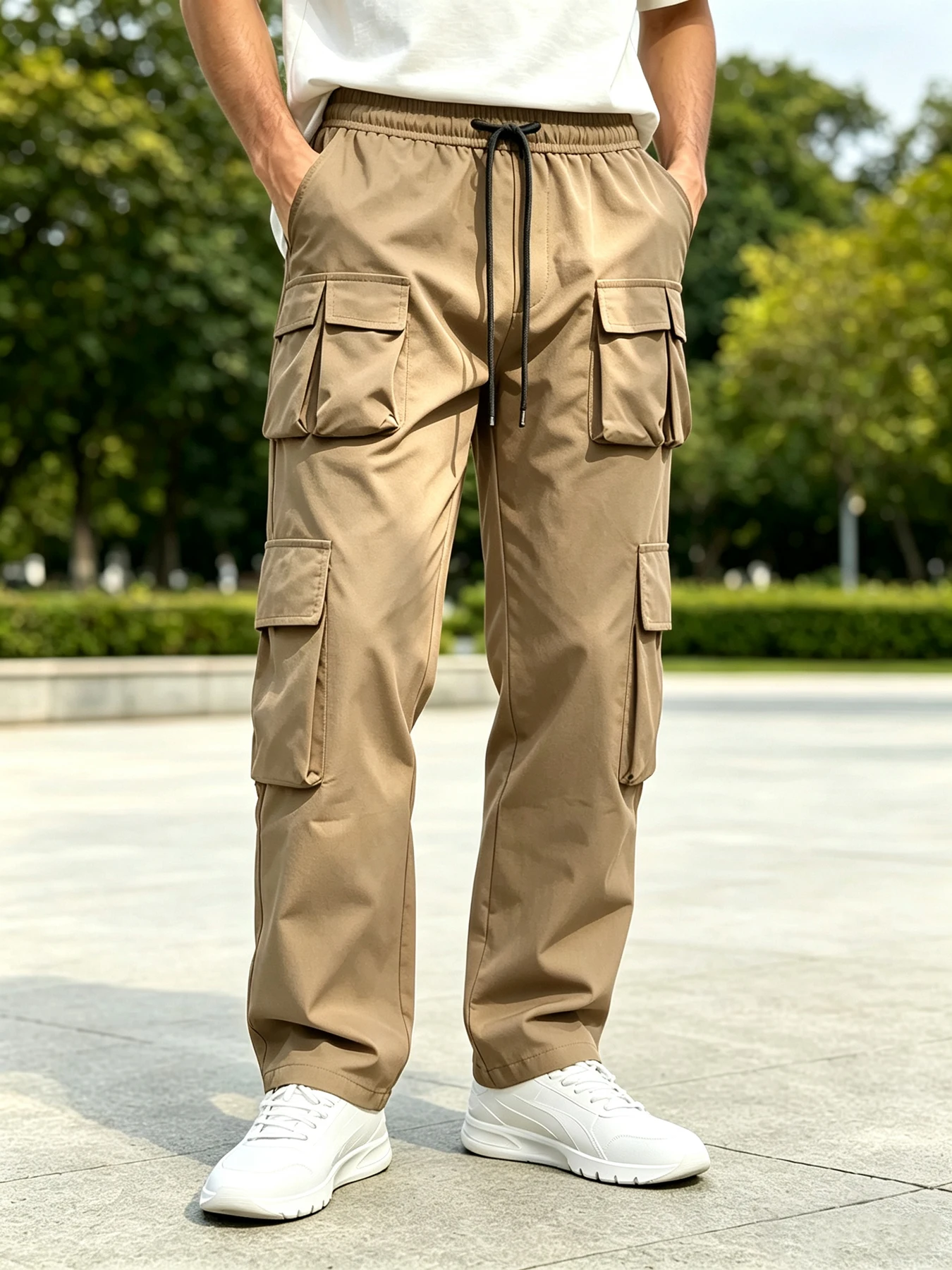 Men's Wide Leg Cargo Casual Pa - огляд і ціна Cargo Pant Wide