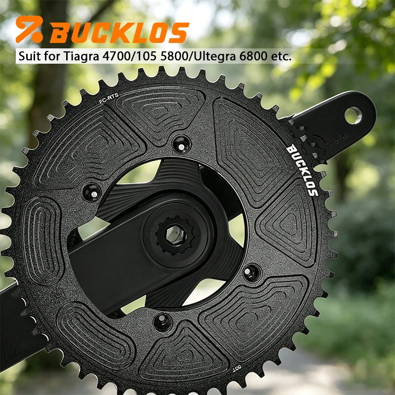 

BUCKLOS 110BCD Road Bike Chainring 46-58T Bicycle Chainwheel for SHIMANO Tiagra 4700/105 5800/Ultegra 6800 11/12S Bike Chainring