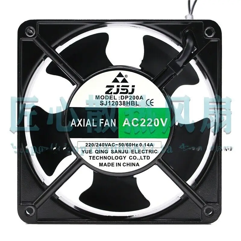 1 PCS ZJSJ Fan DP200A SJ12038HBL AC 220V 12038 12CM 2 wire Cabinet cooling fan