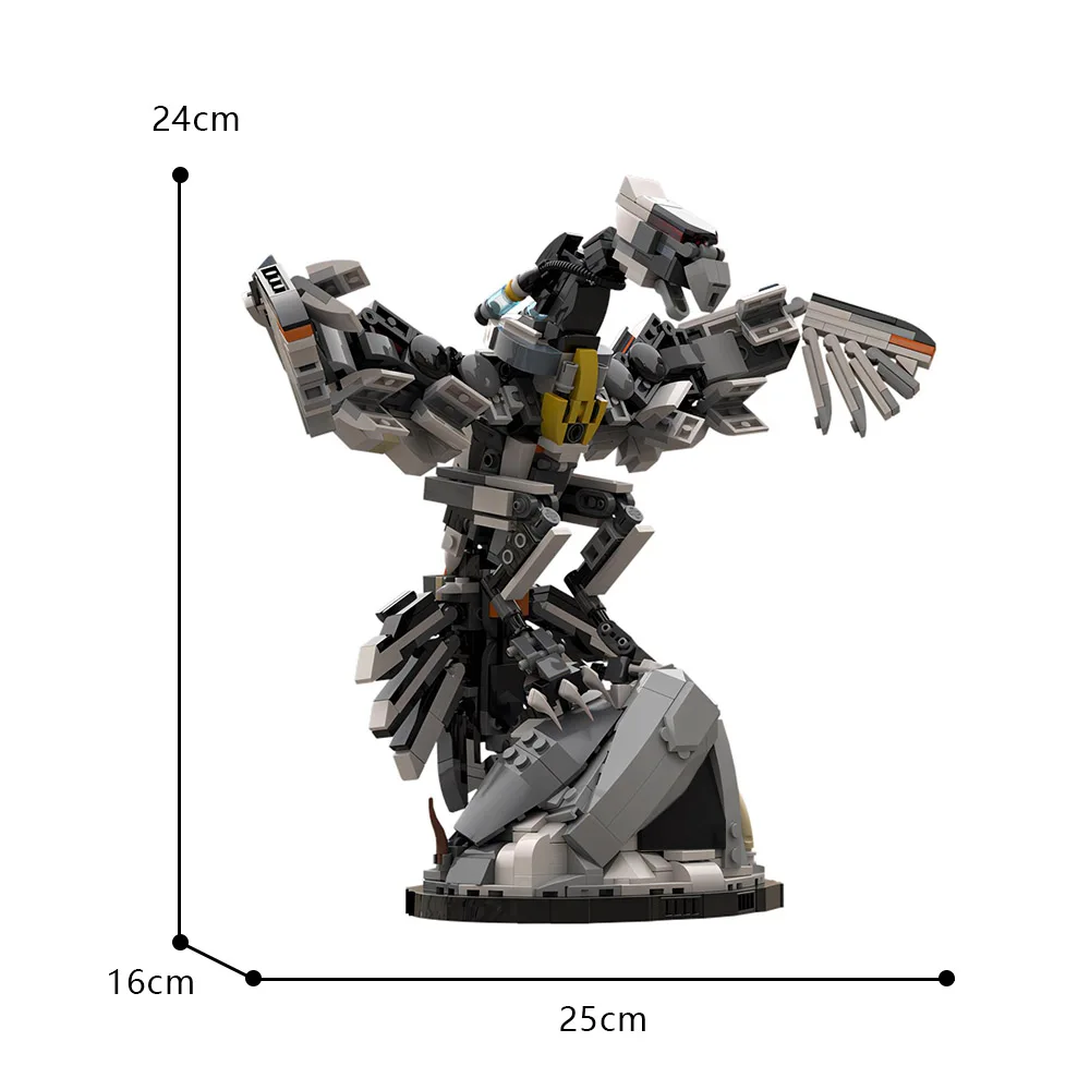 Game Horizon Stormbird Slitherfang Snake Monster Building Block Kit Zero West Figure Beast Machine Brick Model Toy Kids Toy Gift